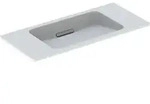 Geberit Geberit Waschtisch ONE 900x400mm wei&szlig; Blende chrom geb&uuml;rstet KT - Wei&szlig;