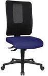 Topstar B&uuml;rostuhl Open X (N), OX1000 G260 blau, schwarz, schwarz Stoff
