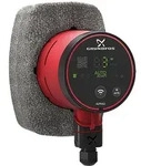 Grundfos Hocheffizienz-Umw&auml;lzpumpe Alpha3 15-40 130 mm inkl. W&auml;rmed&auml;mmschale