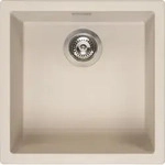 Reginox R32336 Regi Granit Sp&uuml;le AMSTERDAM 40 Caffe Silvery ab 50 cm Schrankbreite /