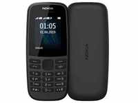 Nokia 105 Handy 4,49cm (1,77 Zoll) 2019, DualSIM, Farbe: Schwarz