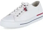 Paul GREEN Schn&uuml;rhalbschuhe in weiss/weiss kombi, Gr. 7 - Wei&szlig; - 40,5