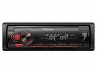 PIONEER MVH-S120UI USB MP3 Autoradio rote Beleuchtung AUX Flac