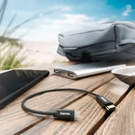 Hama Schnelllade-/Datenkabel, USB-C - Lightning, 0,2 m, Schwarz - Schwarz