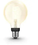 Philips HUE Filament Globe E27 wei&szlig;