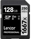 Lexar Professional 1667x SD Karte 128GB SDXC UHS-II