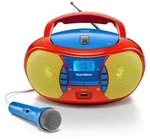 Karcher RR 5026 tragbares CD Radio - bunte Boombox mit CD-Player, UKW Radio,...