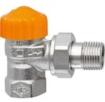 Heimeier Thermostatventil-Unterteil Eclipse Eckform 1/2 Zoll nickel 3931-02.000
