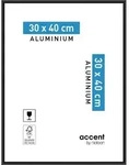 accent by nielsen Aluminium Bilderrahmen Accent, 30x40 cm, Schwarz Matt -...