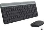 Logitech Slim Wireless Combo MK470 - Tastatur-und-Maus-Set - kabellos - 2.4 GHz -