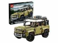 LEGO 42110 Technic Land Rover Defender, Modellauto, 4x4 Geländewagen für Kinder ab