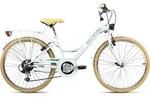 KS Cycling Kinderfahrrad 24'' Toscana wei&szlig; 6 G&auml;nge - Wei&szlig;