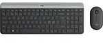 Logitech Slim Wireless Combo MK470 - Tastatur-und-Maus-Set - kabellos - 2.4 GHz -