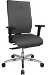 Topstar B&uuml;rostuhl Sitness 70, PS79BH W52 anthrazit, alu Stoff - Grau