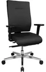 Topstar B&uuml;rostuhl Sitness 70, PS79BH W50 schwarz, alu Stoff - Schwarz