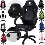 Elite Gaming Stuhl EXODUS | B&uuml;rostuhl Ergonomisch - Schreibtischstuhl - PC...