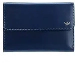 Golden Head Venezia Ladies Purse Wallet Outside Zipped Compartment Blue - Blau