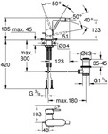 GROHE Plus, Chrom - Silber
