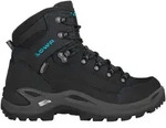 Lowa Renegade GTX MID Damen Wanderschuh schwarz/t&uuml;rkis schwarz/t&uuml;rkis 42 - Schwarz