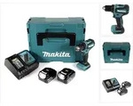 Makita DDF 485 RFJ Akku Bohrschrauber 18V 50Nm im Makpac + 2x 3,0 Ah Akku +