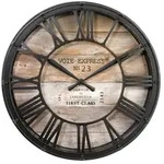 Atmosphera Wanduhr/Wanduhr - Vintage - Dia 39 cm - Kunststoff/Glas - Braun