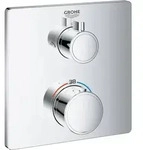 Grohe Thermostat-Brausebatterie Grohtherm 24079, 1 Stk. - Silber