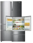 Haier HB26FSSAAA K&uuml;hlschrank French-Door 685L LED Inverter Kompressor - Silber