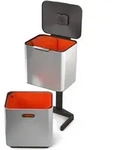 Joseph Joseph Totem Max. 60-Liter-M&uuml;lltrennungs- und Recyclingeinheit - Rostfreier