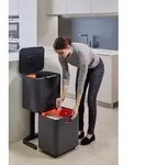 Joseph Joseph IntelligentWaste Totem Max 60 - Abfallbeh&auml;lter mit separater