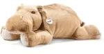 Steiff Mocky Nilpferd 80 graubraun liegend 085352