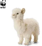 Pl&uuml;schtier Alpaka (31cm, wei&szlig;) WWF lebensecht Kuscheltier Stofftier Alpaca Kamel