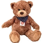 Teddy Hermann TH-913665, Spielzeug-B&auml;r - Braun
