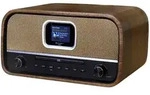 Soundmaster DAB970BR, Schwarz, Holz, 1 Disks, Ablage, 30 W, DAB+,FM, CD,CD-R,CD-RW -