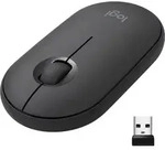Logitech Pebble M350, Beidh&auml;ndig, Optisch, RF Wireless + Bluetooth, 1000 DPI,