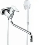 Kludi WFB-Einhebelmischer Pure & Easy Spezial 45mm mit Brausegarnitur chrom -...