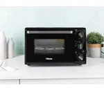 Tristar OV-3620 Mini-Backofen, 19 l, Schwarz, Edelstahl, Freistehend, Drehregler, 0 -