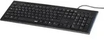 Hama Anzano, Volle Gr&ouml;&szlig;e (100%), Kabelgebunden, USB, QWERTZ, Schwarz - Schwarz