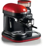 Ariete Siebtr&auml;ger-Espressomaschine moderna mit Kaffeem&uuml;hle und Aufsch&auml;umd&uuml;se,