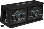 HIFONICS Dual Aktiv Bassreflex Geh&auml;use-Sub TDA-200R Dual-Bassreflexbox 2x20 cm -