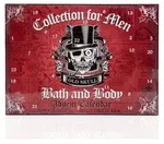 Adventskalender Pflege 2026 f&uuml;r M&auml;nner, 24 Produkte, Totenkopf Design