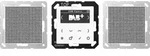 JUNG Einsatz-Radio aws Basis+zentr.Abdeckpl UP - Schwarz