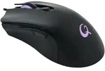 QPAD DX-120 RGB Gaming Maus, Optical Mouse mit optischem Sensor f&uuml;r FPS Spiele,