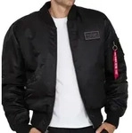 ALPHA INDUSTRIES MA-1 D-TEC Schwarz - Schwarz - S