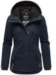 Marikoo Bikoo Damen Winterjacke mit Kapuze Parka Mantel Anorak Teddyfell Futter...
