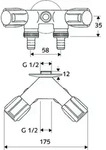 Schell 033680699 NA-Doppelventil COMFORT - Silber