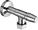 SCHELL Wasserz&auml;hler-Eckventil Plombiervorr., 3/4&Uuml;M, 1/2, chrom
