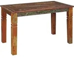 WOHNLING Esszimmertisch Kalkutta 120 x 70 x 76 cm Massivholz Esstisch f&uuml;r 4-6