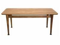 SIT Möbel Esstisch | 180 x 90 cm | Tischplatte 25 mm Mango-Holz antikbraun | B 180 x