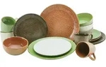 CreaTable, 22239, Canvas Mediterran, Kombiservice, Steinzeug - Bunt