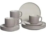 Ritzenhoff & Breker 403053, 4 Person(en), Steingut, Graubraun, 15 cm, Jasper, Rund -